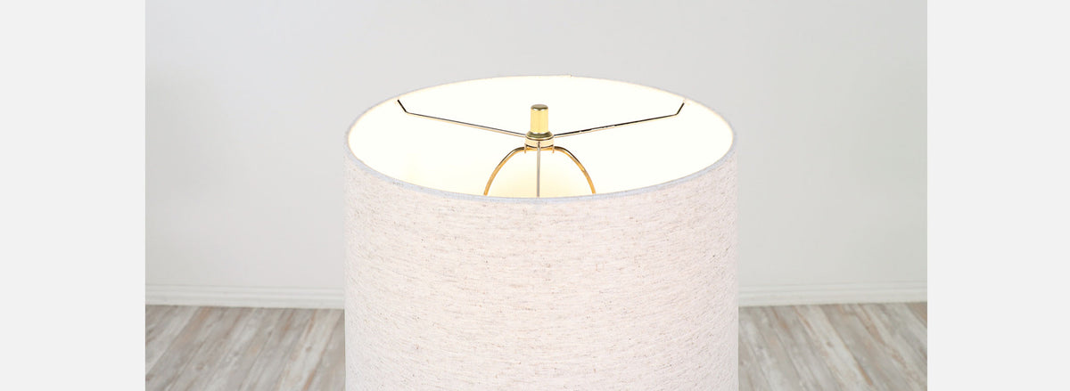 Mid-Century Modern Glazed Ceramic Table Lamp