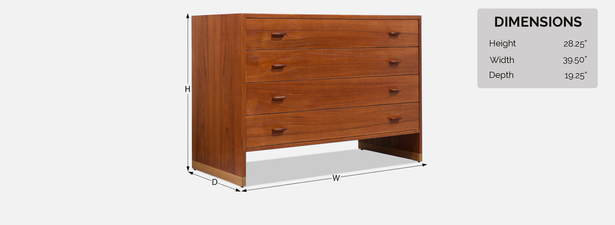 Hans J. Wegner RY-16 Teak Chest for Ry Mobler