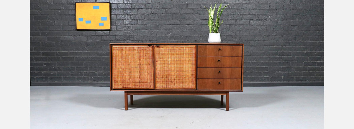Jack Cartwright Credenza w/ Cane Doors for Founders