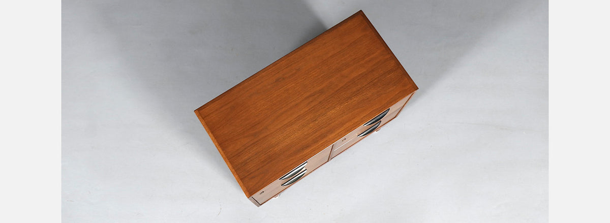 Jens Risom Walnut Filing Cabinet