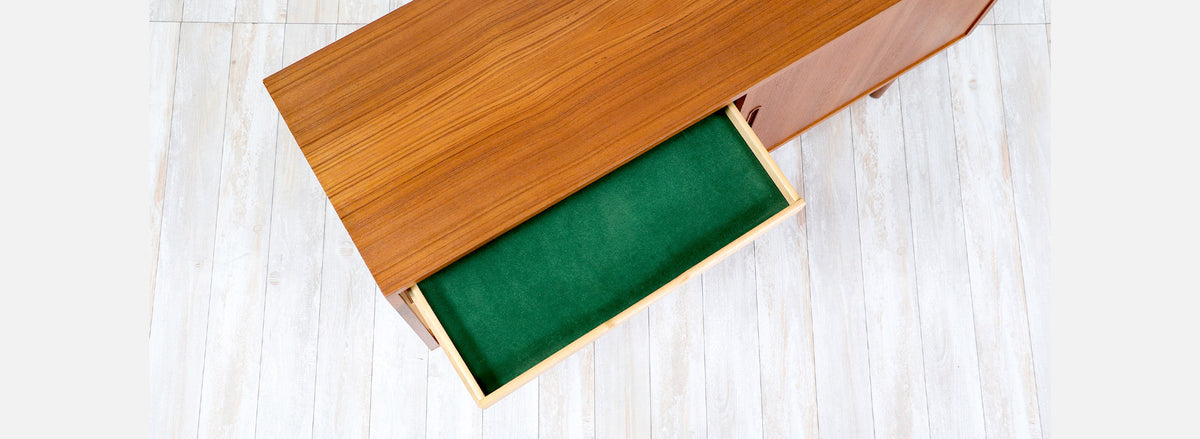 Danish Modern Teak Credenza by Carlo Jensen for Hundevad