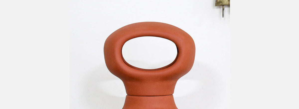 Malcolm Leland Terracotta Ceramic Floor Lantern for Architectural Pottery