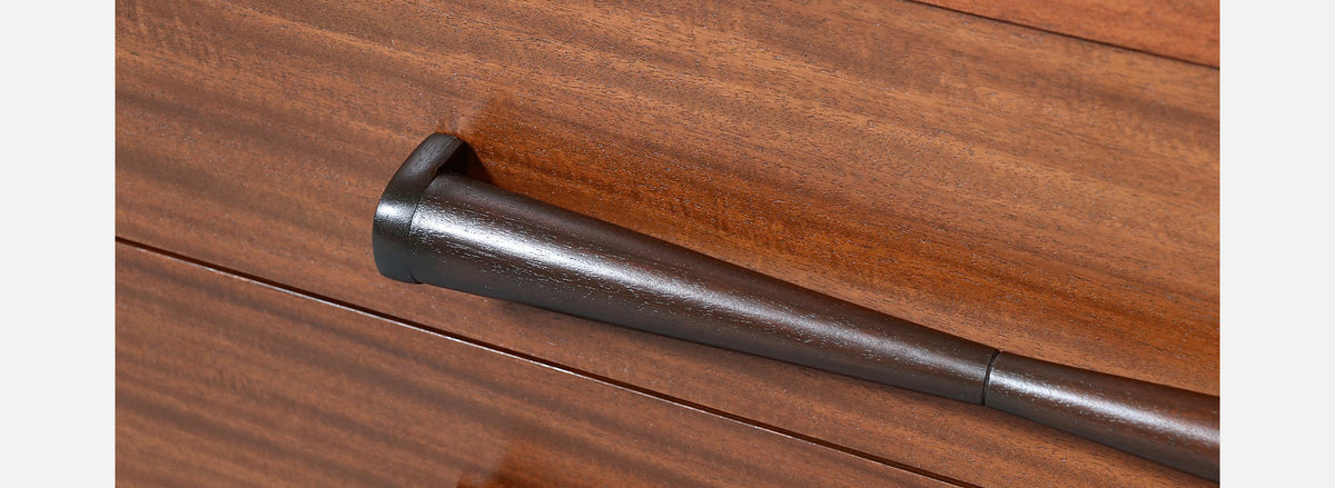 Mid Century Modern 3-Drawer Dresser w/ Bowtie Handles