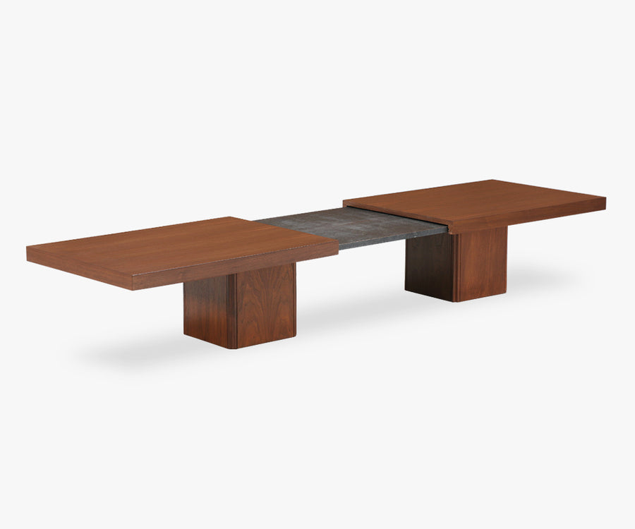 John Keal Expanding Coffee Table for Brown Saltman 