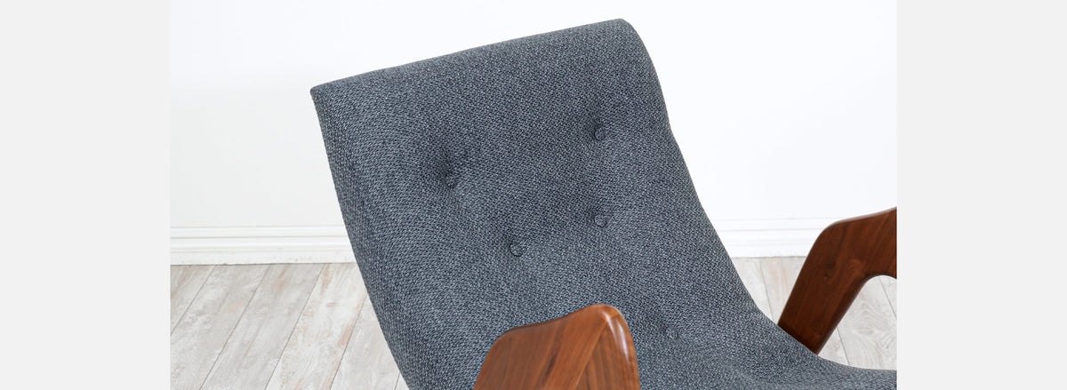 Adrian Pearsall Model 812-CR Sculpted Rocking Chair for Craft Associates