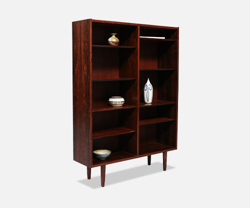 Danish Modern Rosewood Bookshelf by Carlo Jensen for Hundevad & Co.