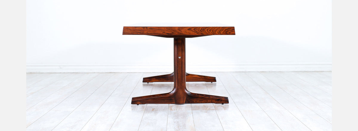 Danish Modern Rosewood Coffee Table by Dansk Design