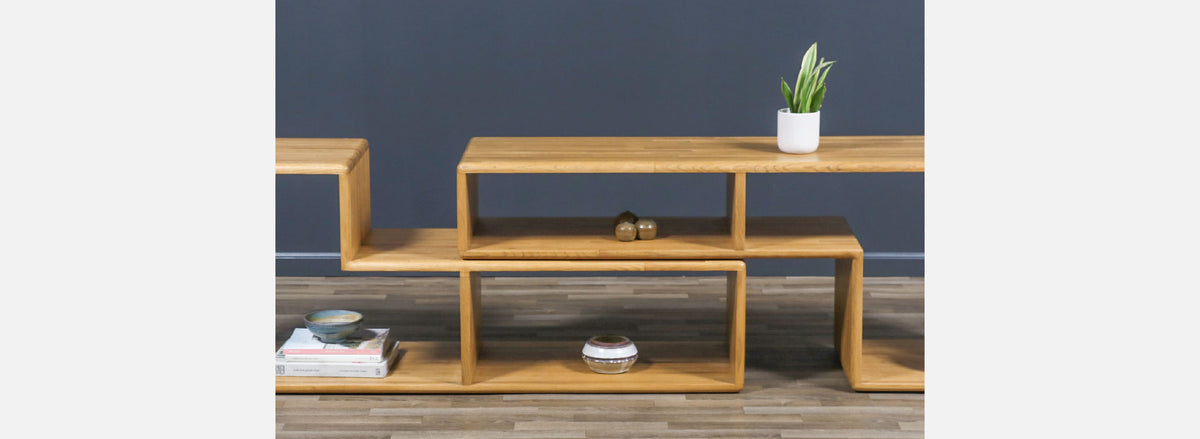 Mid-Century Modern Modular Credenza / Bookshelves System