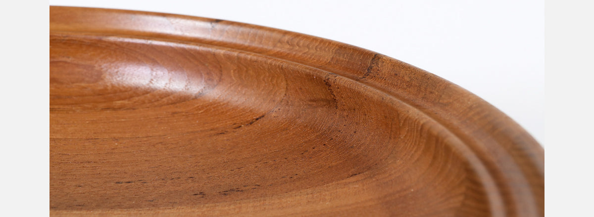 Henning Koppel Large Teak Bowl for Georg Jensen 