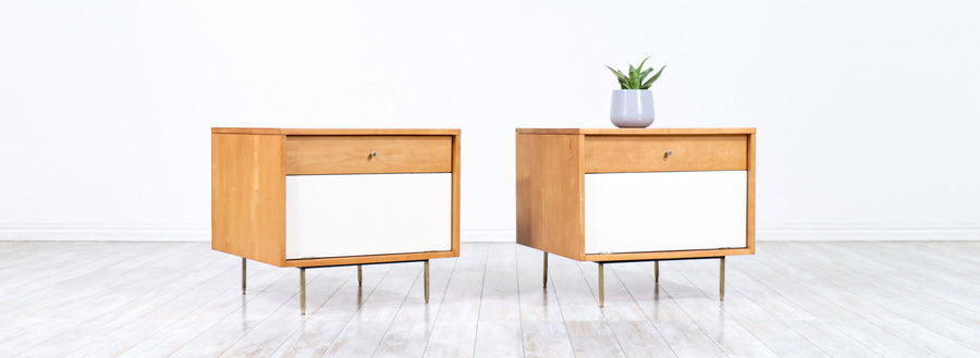 Milo Baughman Night Stands for Murray Furniture