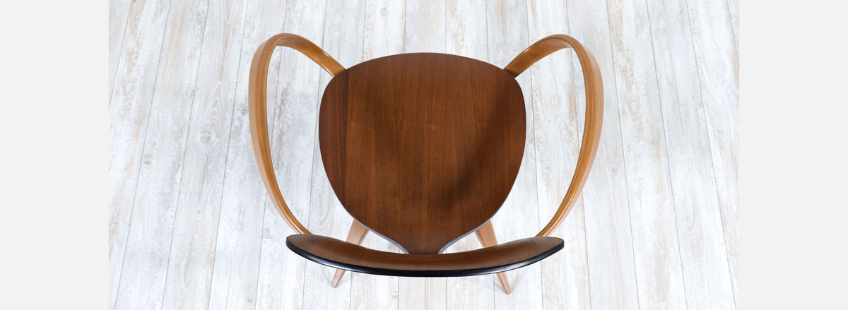 Mid-Century Modern "Pretzel" Armchair by Norman Cherner for Plycraft 