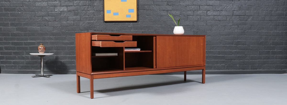 Danish Modern Teak Credenza by Aksel Kjersgaard