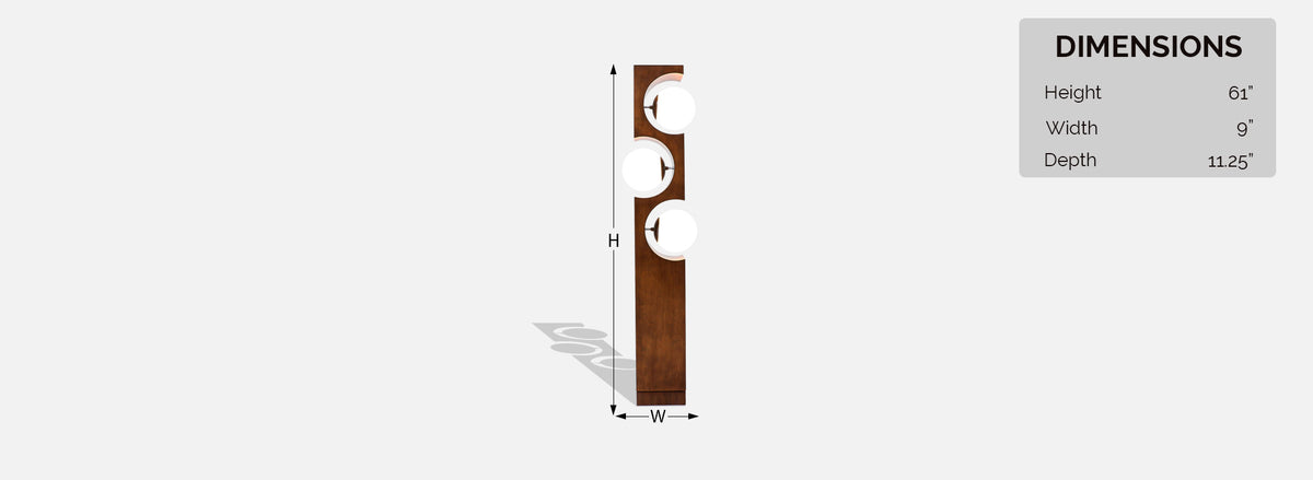 California Modern Geometric Globe Floor Lamp by Modeline
