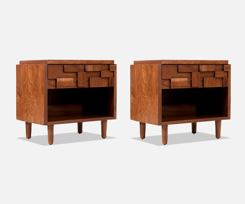 Mid-Century Modern "Stacatto" Night Stands by Lane 