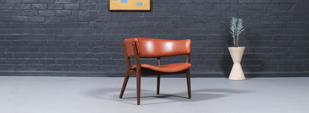 Nanna Ditzel ND-83 Cognac Leather Chair for Søren Willadsen