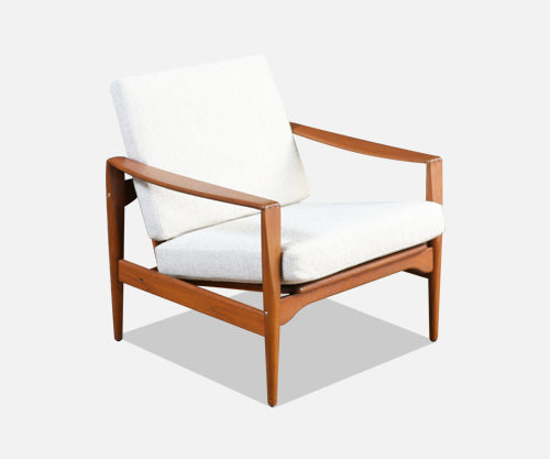 Illum WIkkelso Model-EK Teak Lounge Chair for Niels Eilersen