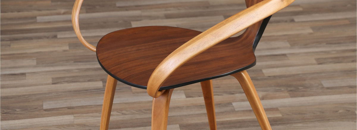 Set of 4 "Pretzel" Armchairs by Norman Cherner for Plycraft