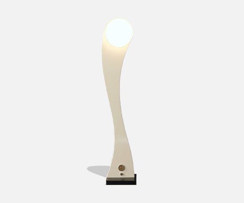 Mid-Century Modern Sculpted Lacquered Floor Lamp