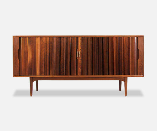 Kipp Stewart ”Declaration” Tambour-Door Credenza for Drexel