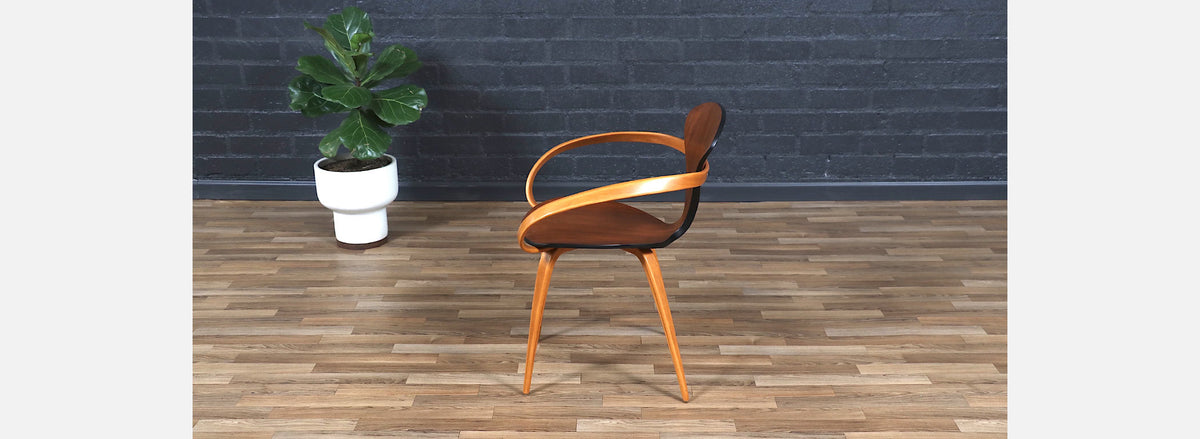 Mid-Century "Pretzel" Arm Chair by Norman Cherner for Plycraft
