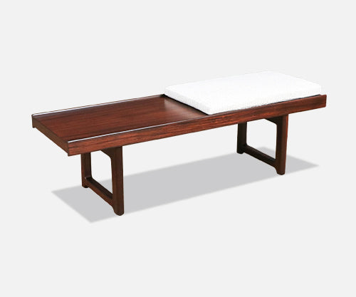 Torbjorn Afdal "Krobo" Rosewood Bench / Coffee Table for Bruksbo