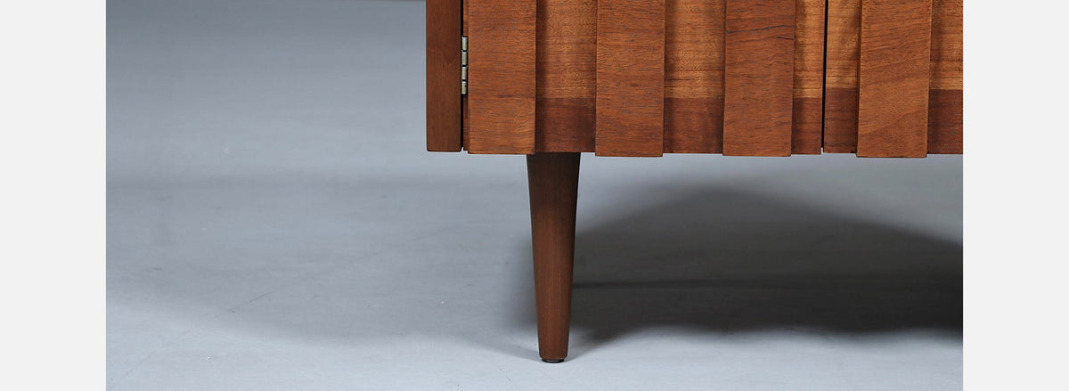 Single Mid-Century Brutalist Modern "Staccato" Night Stand by Lane