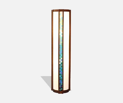 John Keal Mosaic Tile Floor Lamp for Modeline of CA