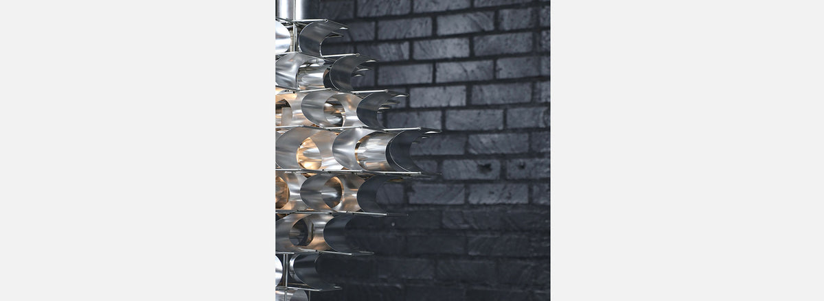 Vintage French Modern "Cassiope" Chandelier by Max Sauze