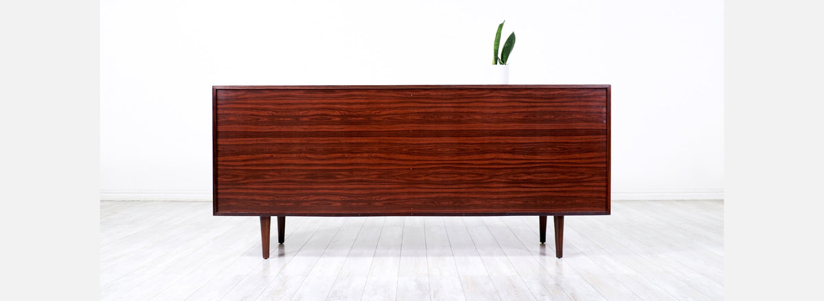 Scandinavian Modern Rosewood 8-Drawer Dresser by Westnofa