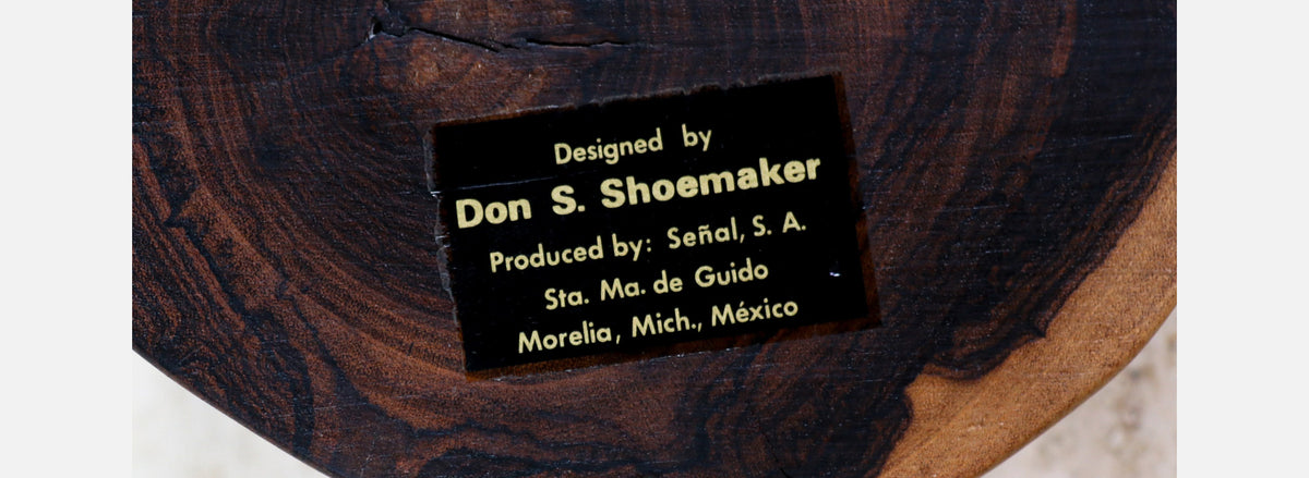 Don Shoemaker Sculpted Rosewood Bookends for Señal Furniture