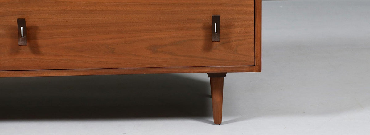 Stanley Young Walnut 6-Drawer Dresser for Glenn of California