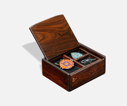 Mid-Century Modern Studio Craft Rosewood Jewelry Box