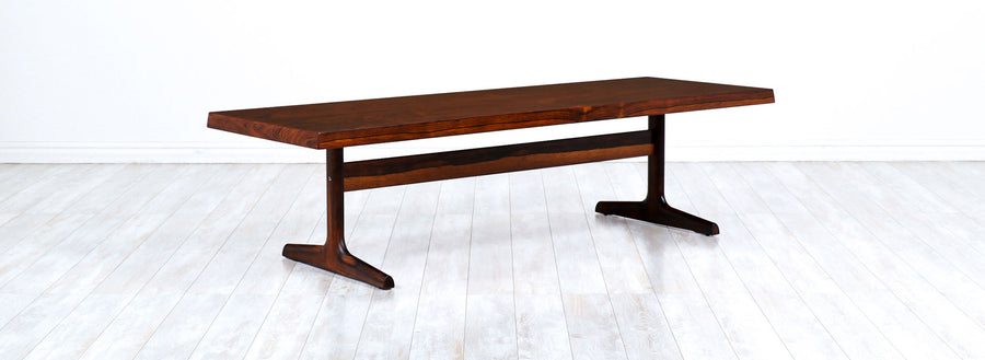Danish Modern Rosewood Coffee Table by Dansk Design