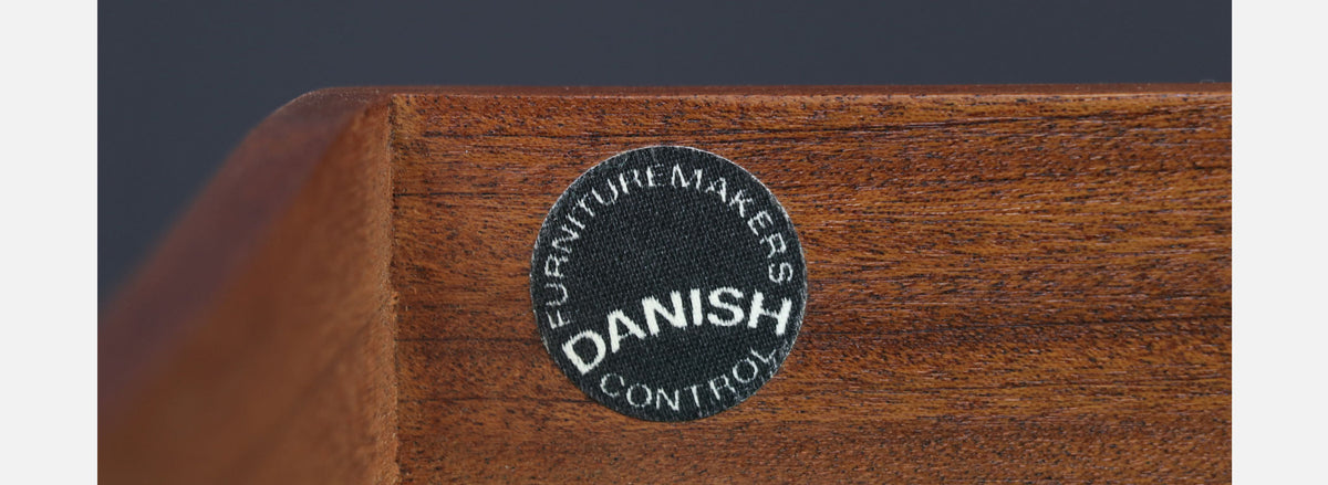 Danish Modern Tambour-Door Teak Credenza by Svend A. Larsen