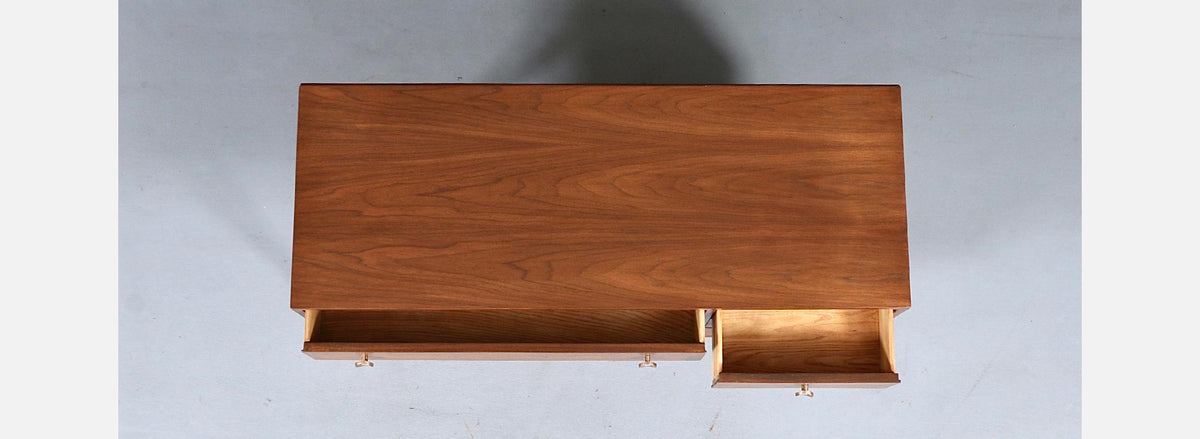 Greta M. Grossman Walnut Writing Desk for Glenn of California