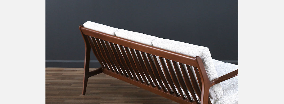 Danish Modern Sculpted Sofa by Ib Kofod-Larsen