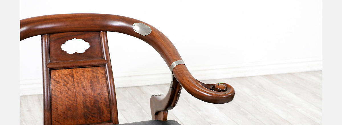 Mid-Century Modern "Far East Collection" Arm Chairs by Baker