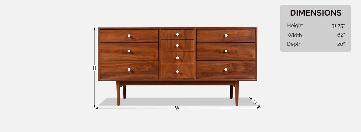 Kipp Stewart & Stewart "Declaration" 10-Drawer Dresser for Drexel