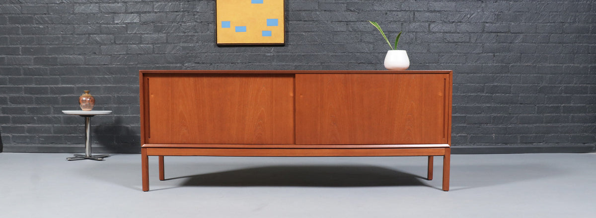 Danish Modern Teak Credenza by Aksel Kjersgaard