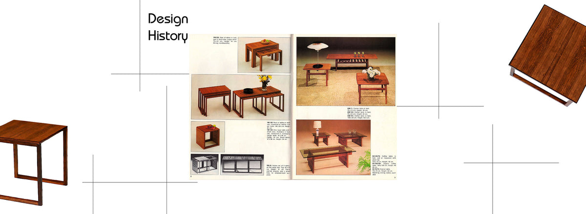 Kai Kristiansen Model-33 Rosewood Interlocking Cube Nesting Tables