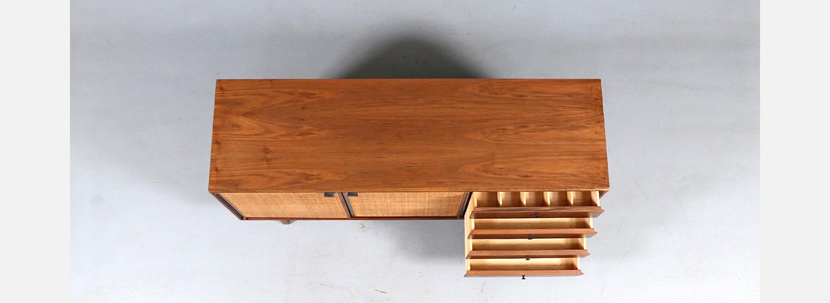 Jack Cartwright Credenza w/ Cane Doors for Founders
