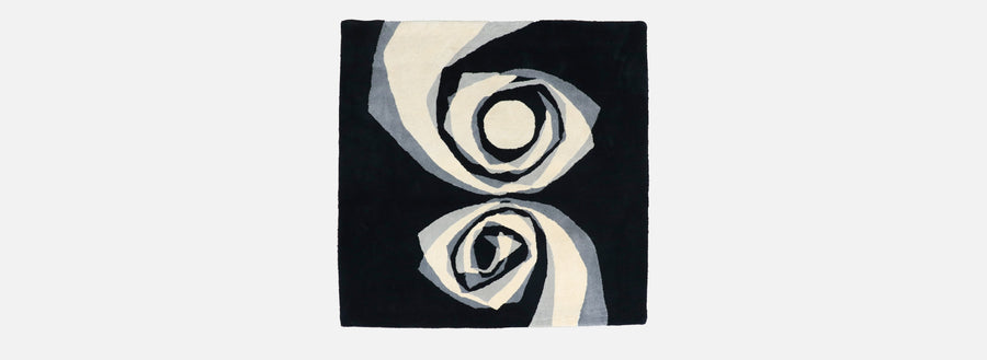 Post Modern "Sunhooks" Abstract Wool Tapestry Wall Art