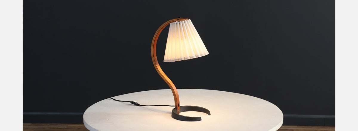 Danish Modern Arc Table Lamp by Mads Caprani