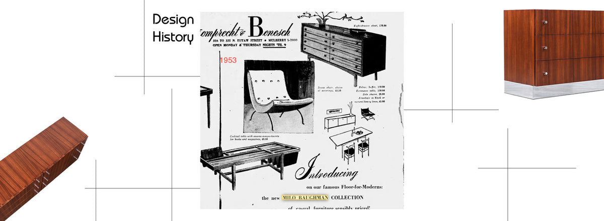 Milo Baughman Rosewood & Chrome Dresser for Thayer Coggin