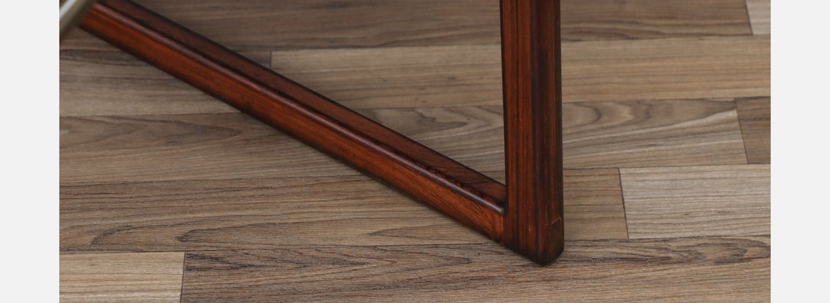 Svend Langkilde Rosewood & Brass Removable Tray Table