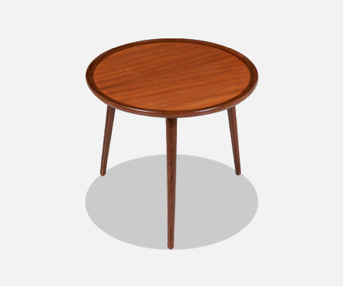 Danish Modern Teak Tripod Side Table
