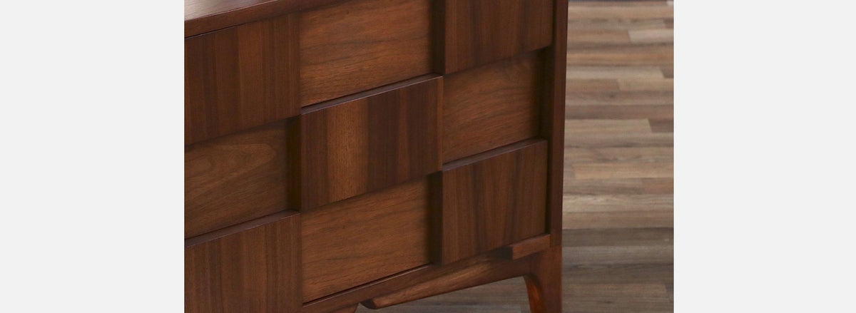Mid-Century Modern Geometric Night Stands by American of Martinsville