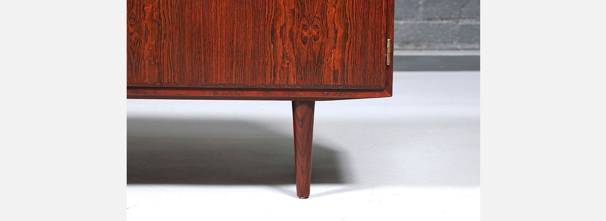 Danish Modern Brazilian Rosewood Credenza by Carlo Jensen 