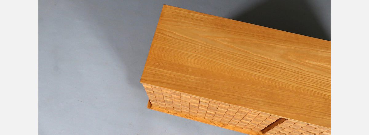 California Modernist "Basket Weave" Dresser by Paul Laszlo