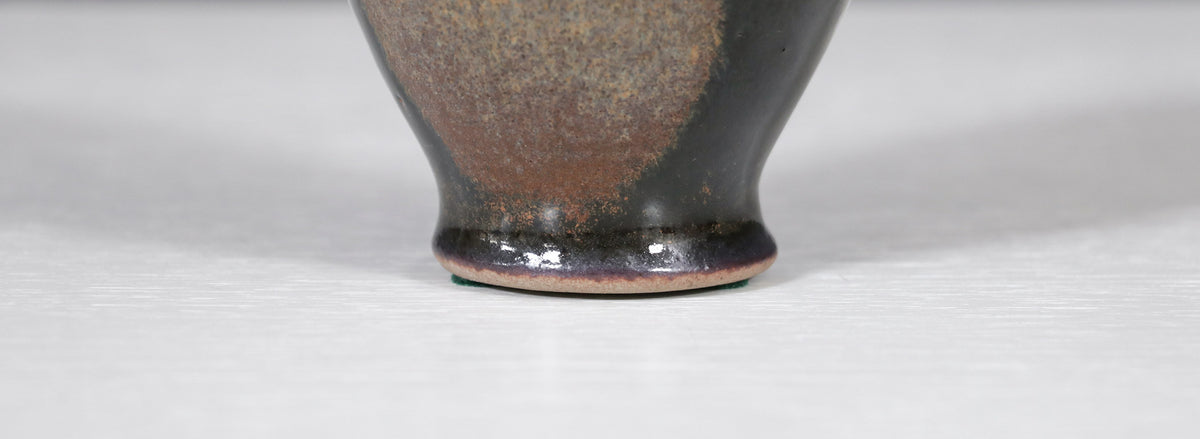 Robert Maxwell Studio Ceramic Vase w/ Brown Glaze